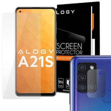shumee Zaščitno kaljeno steklo Alogy za zaslon Samsung Galaxy A21s