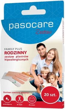 shumee PASOCARE FAMILY PLUS družinski komplet obližev 20 obližev
