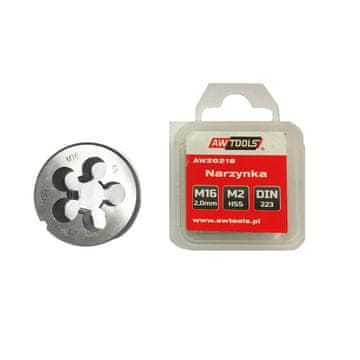 awtools Rezalni rezalniki Awtools M2 HSS M16x2.00 črne barve