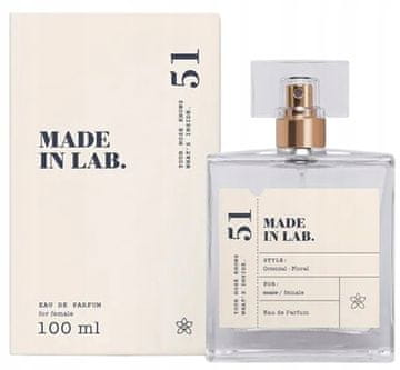 shumee IZDELANO V LABORATORIJU 51 ŽENSKA PARFUMSKA VODA ZA ŽENSKE 100 ml