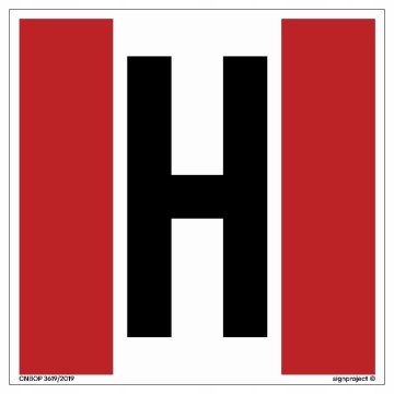 shumee - Zunanji hidrant H - plošča 200X200 - vodoodporna ognjevarna PVC plošča.