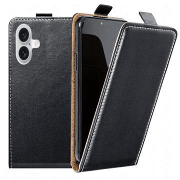 shumee Tanek Flexi vertikalni etui za iPhone 16 Plus črn