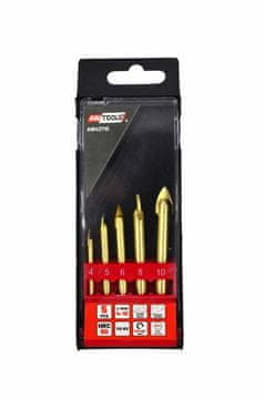 awtools KOMPLET SVEDROV ZA STEKLO IN KERAMIKO 4-10 mm 5-delni.