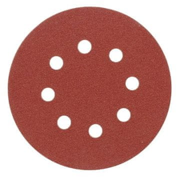 TOYA VOREL BRUSILNI DISK 125 mm Z LUKNJAMI, komplet 5 kosov, P-120 08582