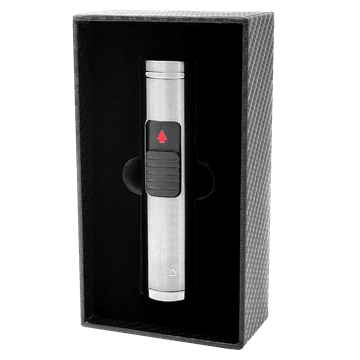 shumee Vžigalnik RONSON MONSUN GUN METAL 3 JET z luknjačem za cigare, šoba