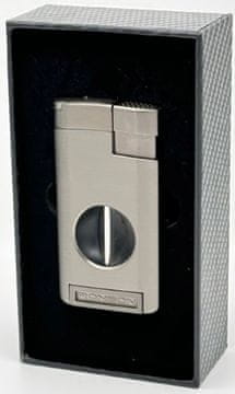 TTI RONSON THUNDER RGL118 GUN METAL 3-cilindrični vžigalnik z rezalnikom