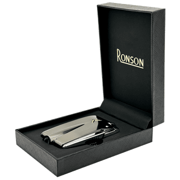 shumee Plinski vžigalnik RONSON PREMIER VARAFLAME GUN METAL