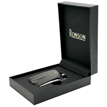 shumee Plinski vžigalnik RONSON MINI PREMIER VARAFLAME BLACK