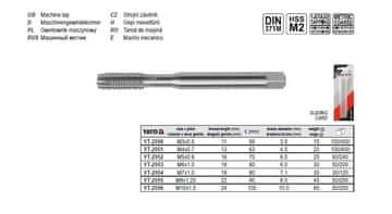 TOYA STROJNO NAVOJNO VRTJE YATO M10, DIN 371 HSS M2 2956