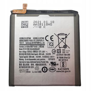 shumee NOVA BATERIJA EB-BG998ABY USTREZA ZA SAMSUNG GALAXY S21 ULTRA SM-G998