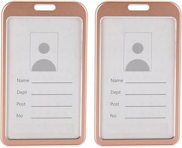 shumee 2X DRŽALO ZA IZKAZNICO, IZKAZNICO, DELOVNO IZKAZNICO, ALUMINIJ, ROZA KOMPLET