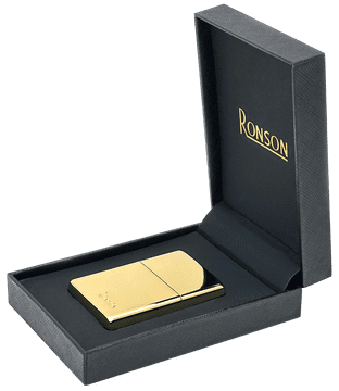 shumee Vžigalnik za bencin RONSON GOLD POLSHED