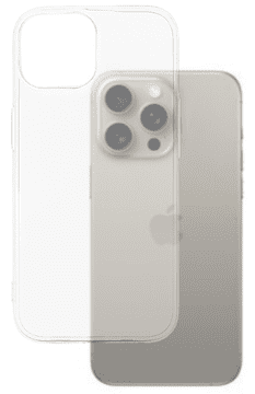 shumee Silikonski ovitek Flexair za iPhone 15 Pro prozoren