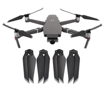 shumee DJI MAVIC 2 PRO ZOOM 8743F SREBRNIM PROPELERJEM, 4 KOSOM