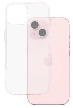 shumee Silikonski ovitek Flexair za iPhone 15 prozoren