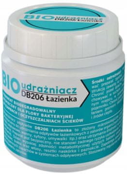 shumee BIODRAINER DB 206 Sredstvo za odmaševanje odtočnih cevi za kopalnico 100 g