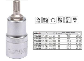 TOYA Yato navojni ključ 1/2 M14x55mm 04345