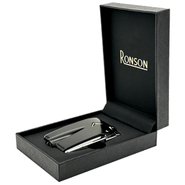 shumee Plinski vžigalnik RONSON PREMIER VARAFLAME BLACK