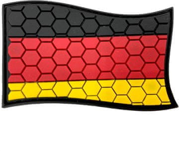 shumee NEMČIJA ZASTAVA PVC AIRSOFT ASG NAŠEK Z VELCRO 7,5x4,5cm