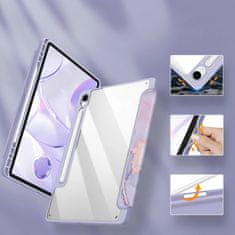 GS Ovitek za Samsung Galaxy Tab S10 Lite / S10 FE / S9 FE, Smartcase Hybrid, z držalom za pisalo, marmorno vijolična