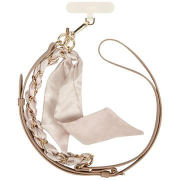 UNIQ Univerzalna 2-v-1 telefonska vrvica UNIQ Coehl Caryne, barva dusty nude