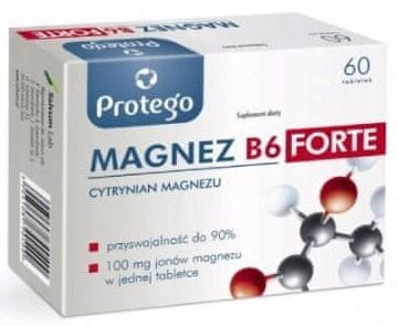 shumee Protego Magnezij B6 Forte 100 mg magnezijevih ionov 60 tablet
