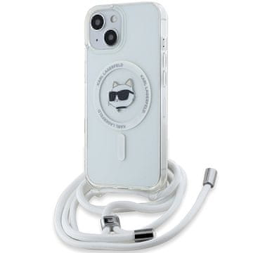 Karl Lagerfeld Ovitek Karl Lagerfeld Hardcase Choupette MagSafe za iPhone 15