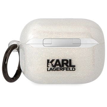 Karl Lagerfeld ETUI KARL LAGERFELD AIRPODS PRO PROZOREN S SIJAJNIM ZAKLJUČKOM