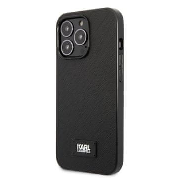 Karl Lagerfeld KARL LAGERFELD HARDCASE SAFFIANO ZA IPHONE 13 PRO 13 6.1 PLAQUE ČRNA