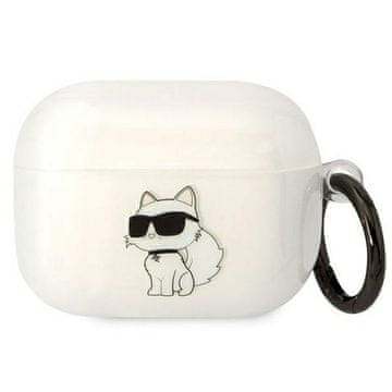 Karl Lagerfeld Karl Lagerfeld Ikonik Choupette AirPods Pro Case Transparent