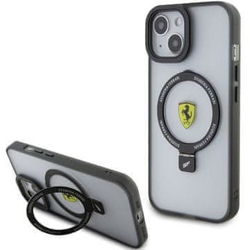 Ferrari Ovitek Ferrari MagSafe Hardcase Ring Stand iz kolekcije 2023 za iPhone 15