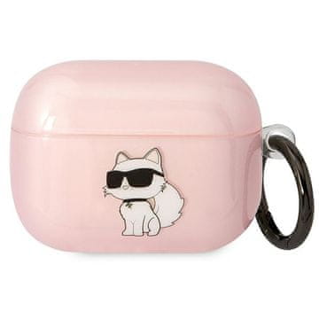 Karl Lagerfeld Ovitek za AirPods Pro Karl Lagerfeld Ikonik Choupette roza
