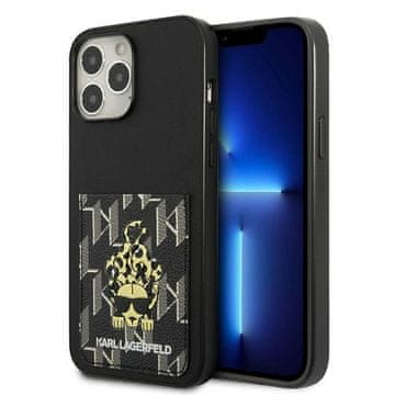 Karl Lagerfeld Ovitek Karl Lagerfeld Karlimals Cardlot za iPhone 13 Pro Max, črne barve