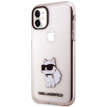 Karl Lagerfeld OVITEK KARL LAGERFELD HARDCASE ZA IPHONE 11 XR 6.1 IKONIK CHOUPETTE ROZA