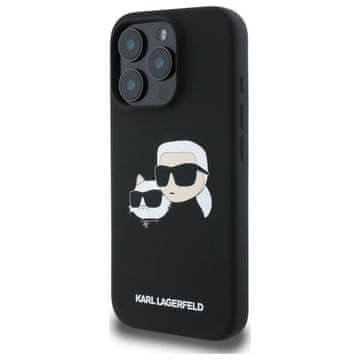 Karl Lagerfeld OVITEK KARL LAGERFELD ZA IPHONE 16 PRO MAX 6.9 TRDO SILIKONSKO OVITEK DVOJNE GLAVE