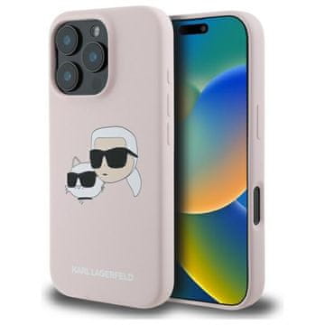 Karl Lagerfeld Ovitek Karl Lagerfeld MagSafe za iPhone 16 Pro Max roza