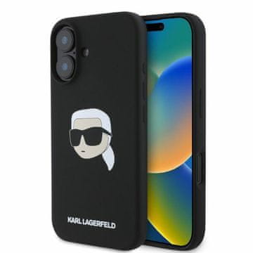 Karl Lagerfeld Silikonski ovitek Karl Lagerfeld Hardcase MagSafe za iPhone 16