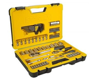 shumee KOMPLET KLJUČEV STANLEY 1/4"", 1/2"" 75-delni.