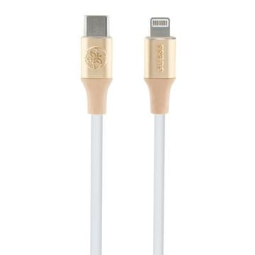 Guess Kabel Guess USB-C na Lightning, 1,5 m, hitro polnjenje, zlat
