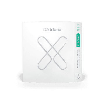 shumee D'Addario XS poniklované elektrické struny, stredná vrchná časť, extra ťažké spodné struny, 11-56 ks (XSE1156)