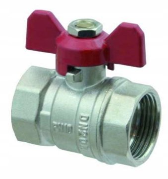 shumee 3/4-PALCNI KROGELNI VENTIL Z METULJČKO IN TESNILKO TESNILKA x TESNILKA