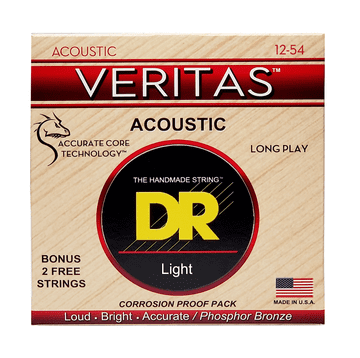 shumee Struny pre akustickú gitaru DR Veritas Phosphor Bronze 12-54 VTA-12