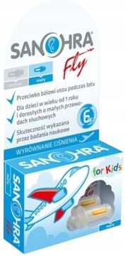 shumee SANOHRA FLY ČEPKI ZA UŠESA ZA OTROKE ZA LETENJE Z LETALOM