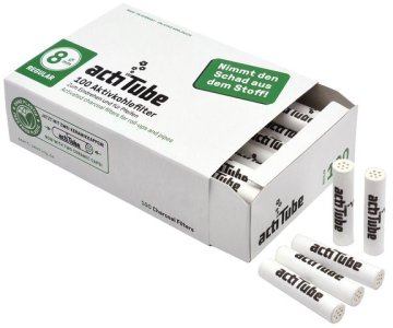 shumee ActiTube Ogljikovi filtri Aktivno oglje 100 kos