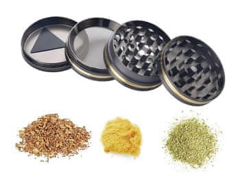 shumee Bling Bling Dollar kovinski brusilnik 50 mm 4 kosi