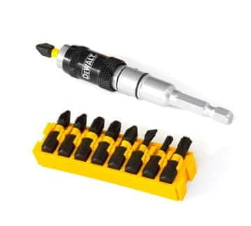 shumee 10-delni komplet udarnih torzijskih nastavkov, z zglobnim ročajem