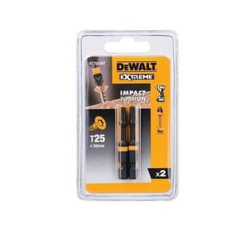shumee DEWALT UDARNA KONICA T25x50 /2 kosa. EKSTREMNA UDARNA TORZIJA