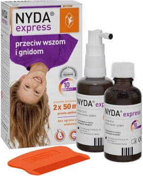 shumee Nyda Express sprej proti ušem in gnidam 2x50ml
