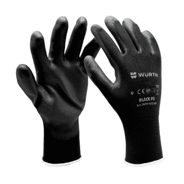 shumee Zaščitne rokavice RED LINE črne barve, velikost 9