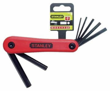 shumee STANLEY ZLOŽLJIVI IMBUSNI KLJUČI 7-delni /2,5-10 mm/